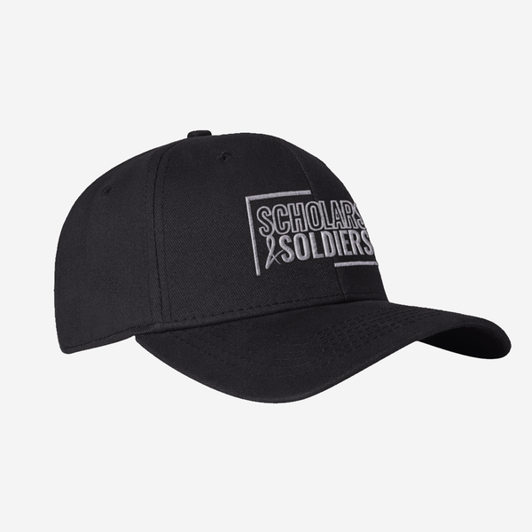 S&S CAP / WHITE ON BLACK
