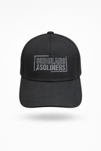 SIX-PANEL CAP / MIDNIGHT BLACK / GUNMETAL