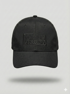 SIX-PANEL CAP / BLACK REFLECT / BLACKOUT