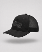 SUEDE TRUCKER CAP / MIDNIGHT BLACK / FORGED