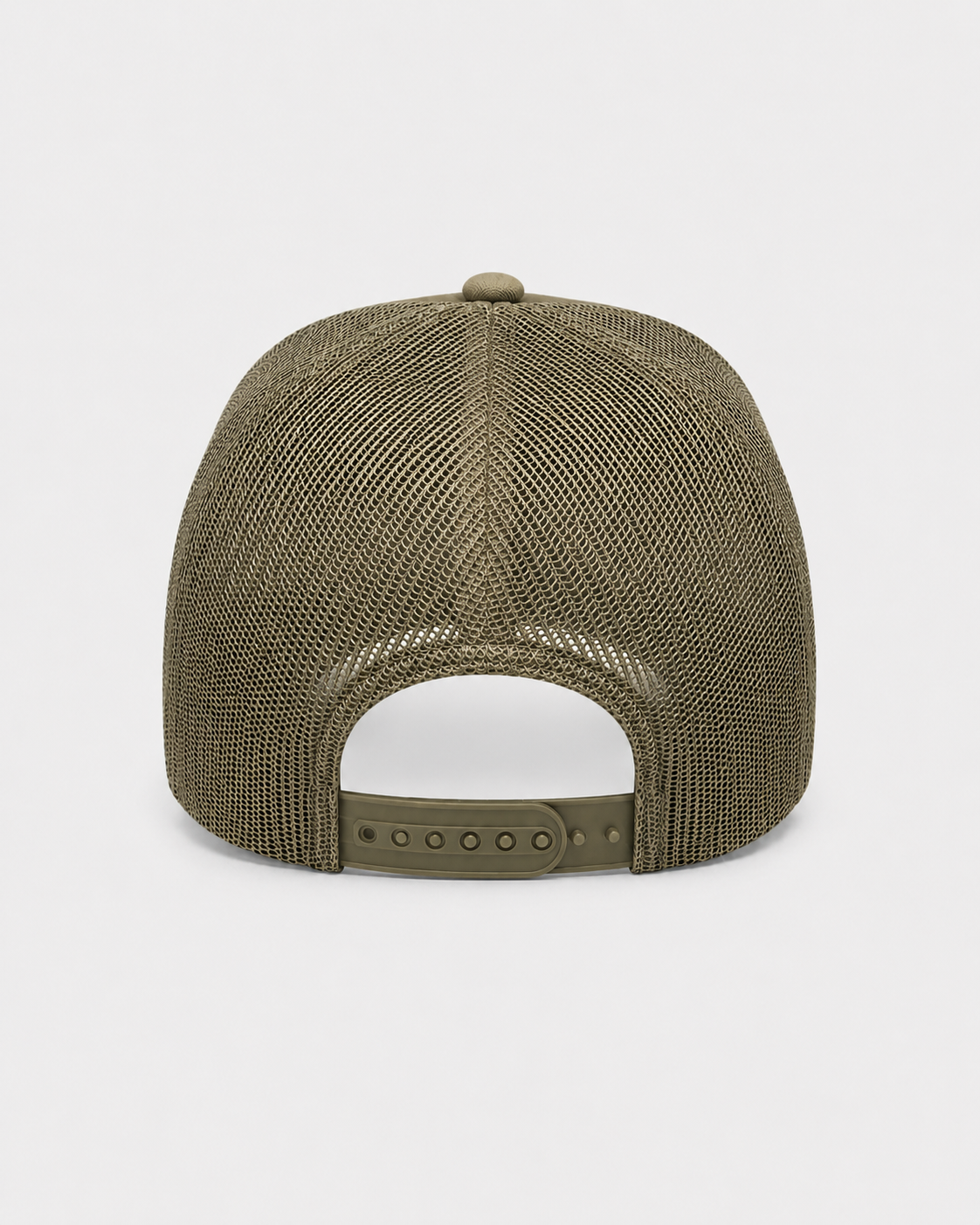 SUEDE TRUCKER CAP / OLIVE GREEN / COVERT