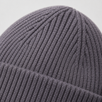 RIBBED BEANIE / URBAN SLATE