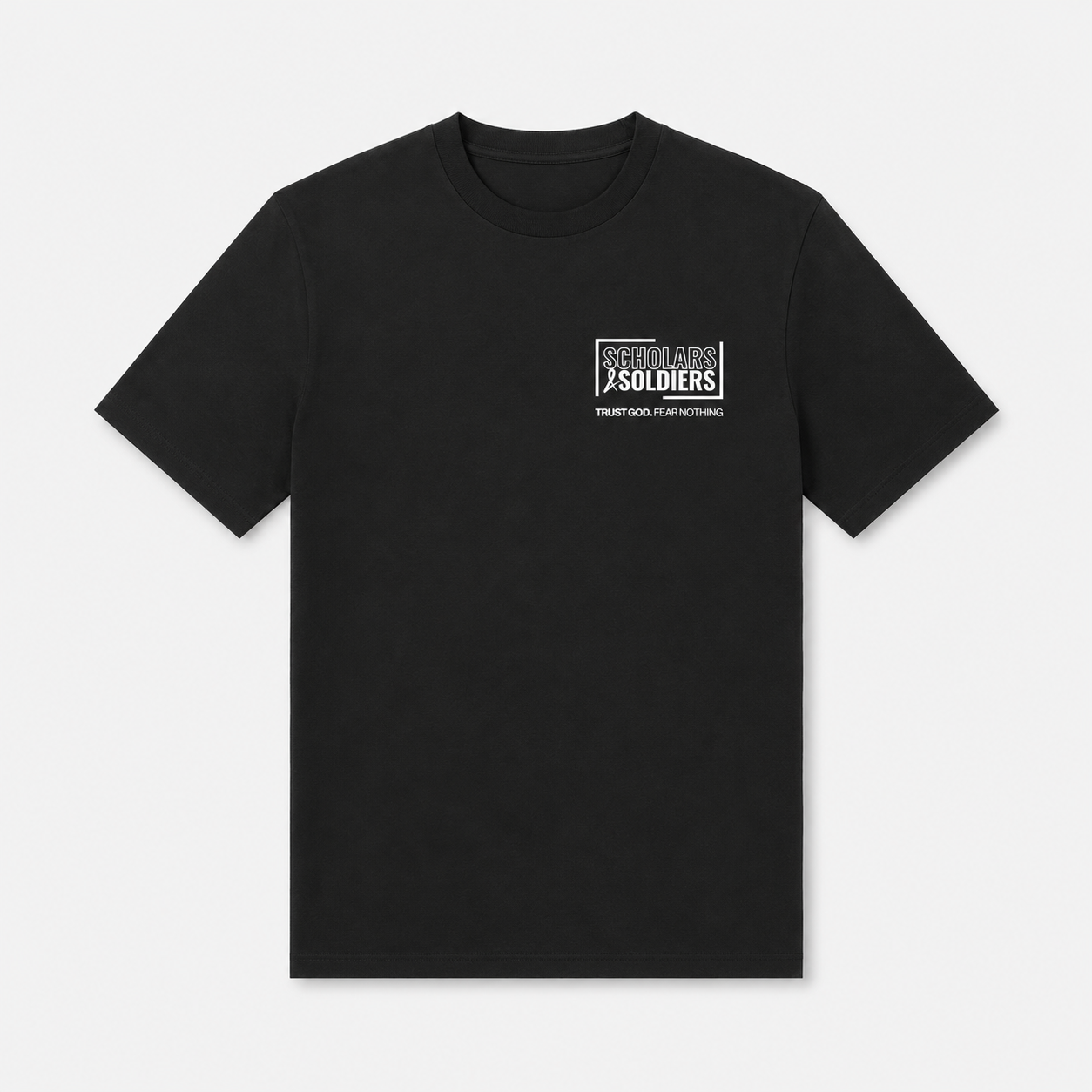 SIGNATURE TEE / TRUST GOD / OFF-WHITE
