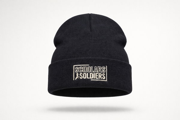 WINTER BEANIE / MIDNIGHT BLACK / OFF-WHITE