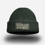 RIBBED BEANIE / FOREST GREEN / SIGNAL