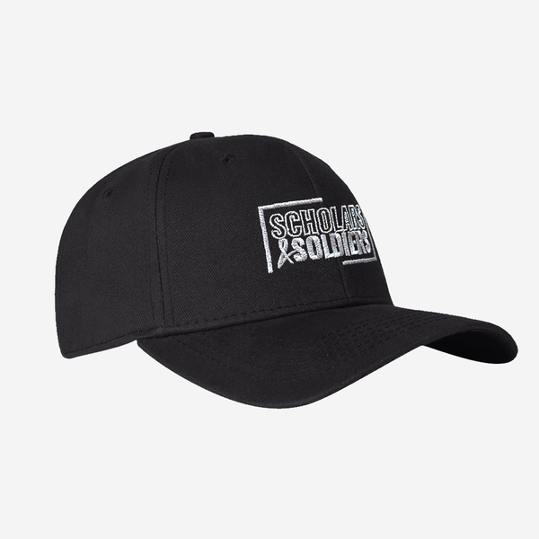 S&S SIGNATURE CAP / WHITE ON BLACK